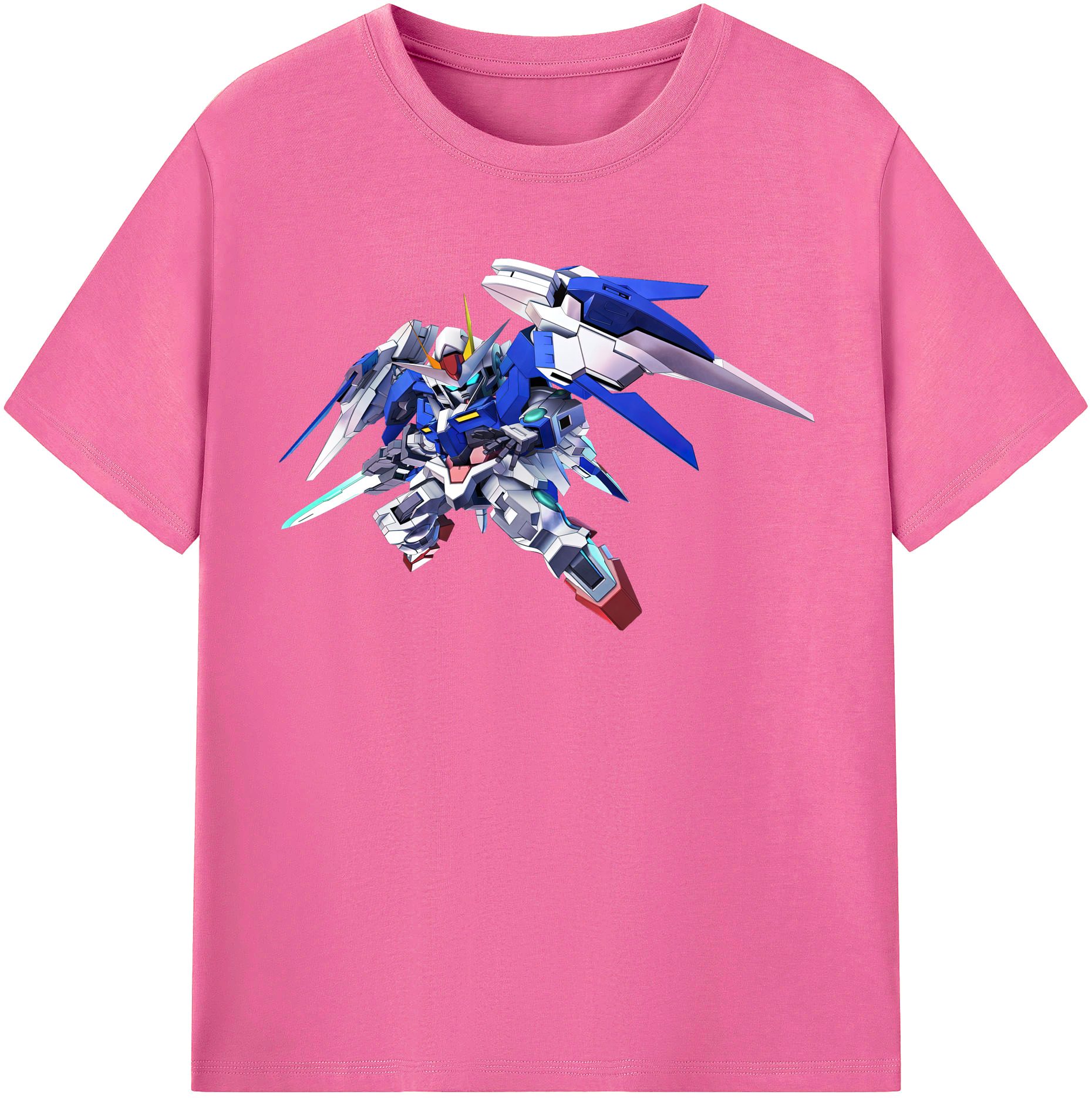 （画像用） 機動戦士ガンダム Mobile Suit Gundam レディースカジュアルプリントTシャツ（綿100％）